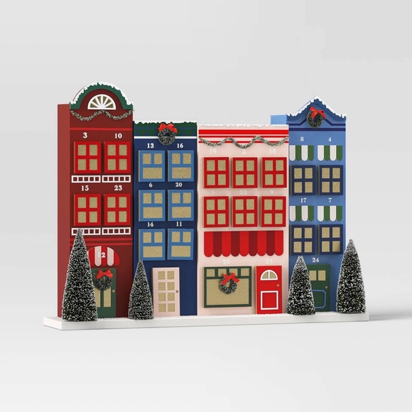 THRESHOLD City Village Countdown Calendar NWT